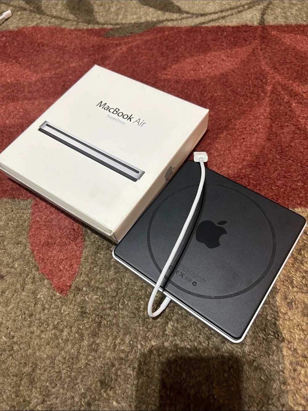 Apple External SuperDrive - Black with White Cable